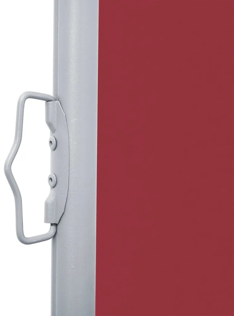 Toldo lateral retrátil 120x600 cm vermelho