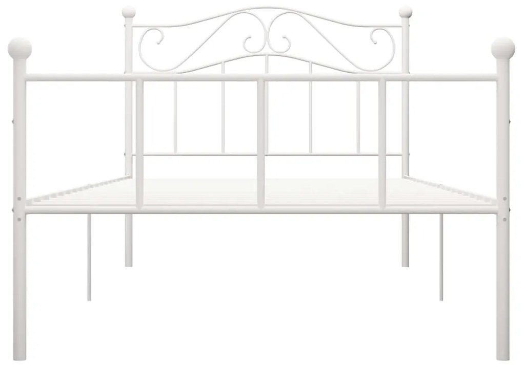 Estrutura de cama metal 90x200 cm branco
