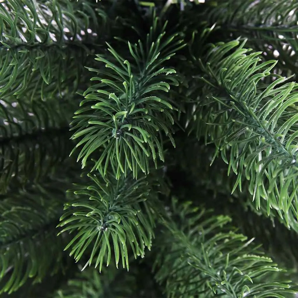 Árvore de Natal artificial agulhas realistas 65 cm verde