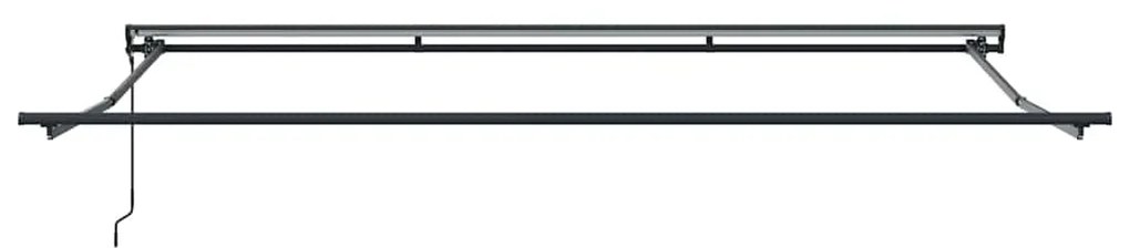 Toldo Elétrico Antracite 4,5 × 3 m Alumínio, Poliéster
