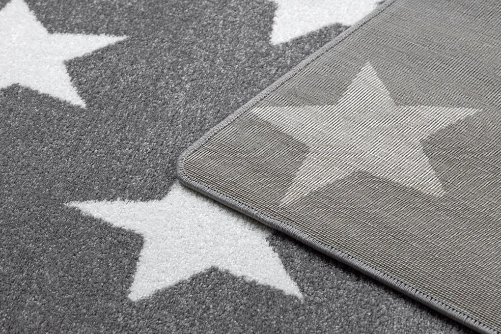 Tapete SKETCH - FA68 cinzento/creme - Estrelas Estrelinhas