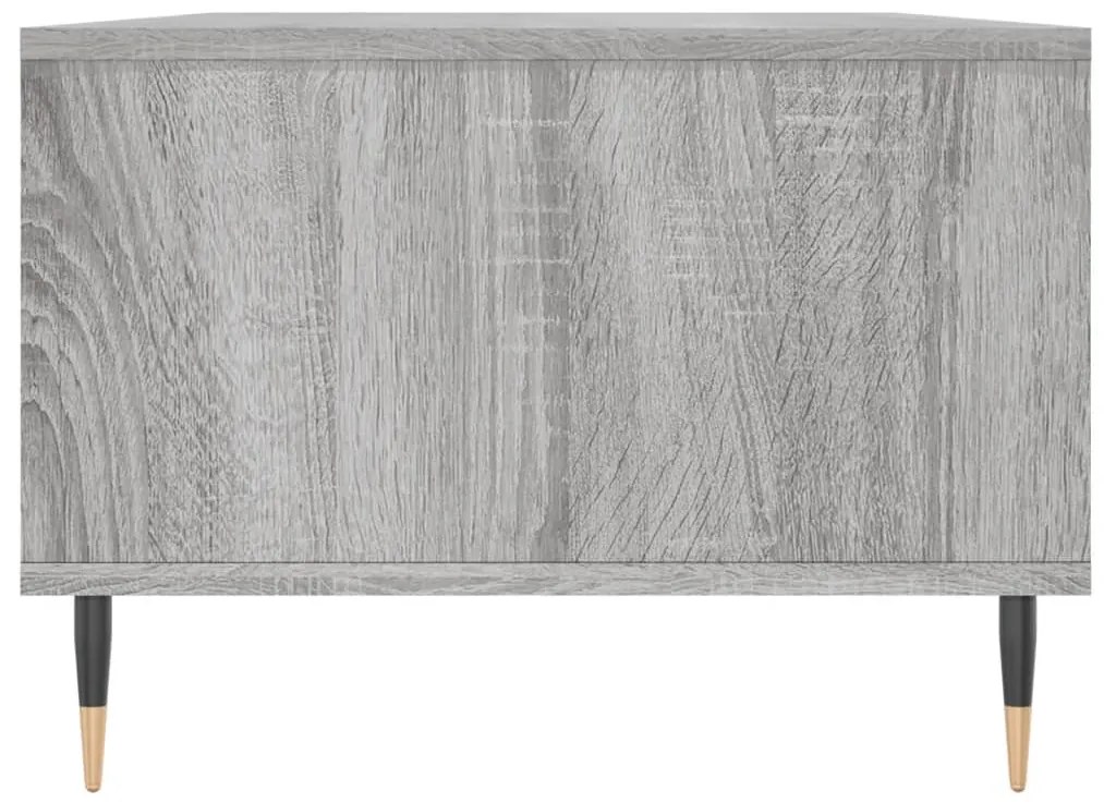 Mesa de centro 90x50x36,5 cm derivados madeira cinzento sonoma
