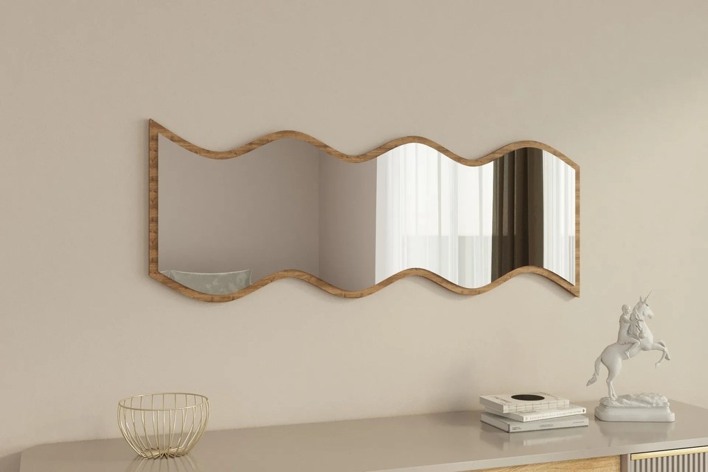 Espelho Safi – Branco Nogal – 40x120 cm