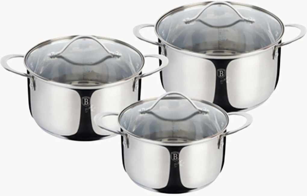 Conjunto de panelas Silver Jewellery Collection, conjunto de 6