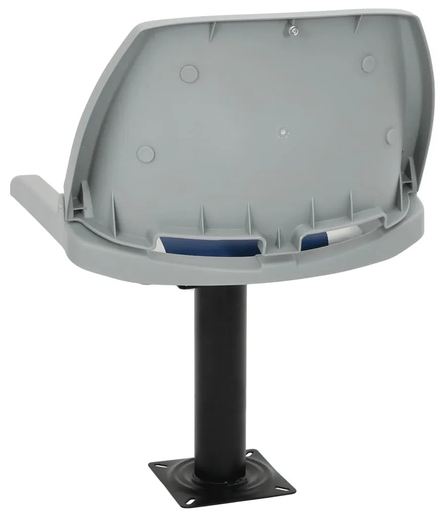4 pcs conjunto assento barco dobrável 48x51x41 cm azul e branco