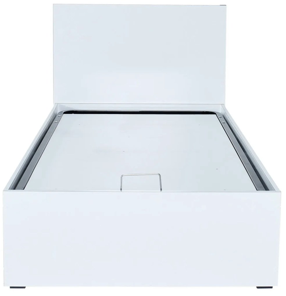 Estrutura de Cama Hidráulica/Otomana "President" - 90x190 cm - Branco