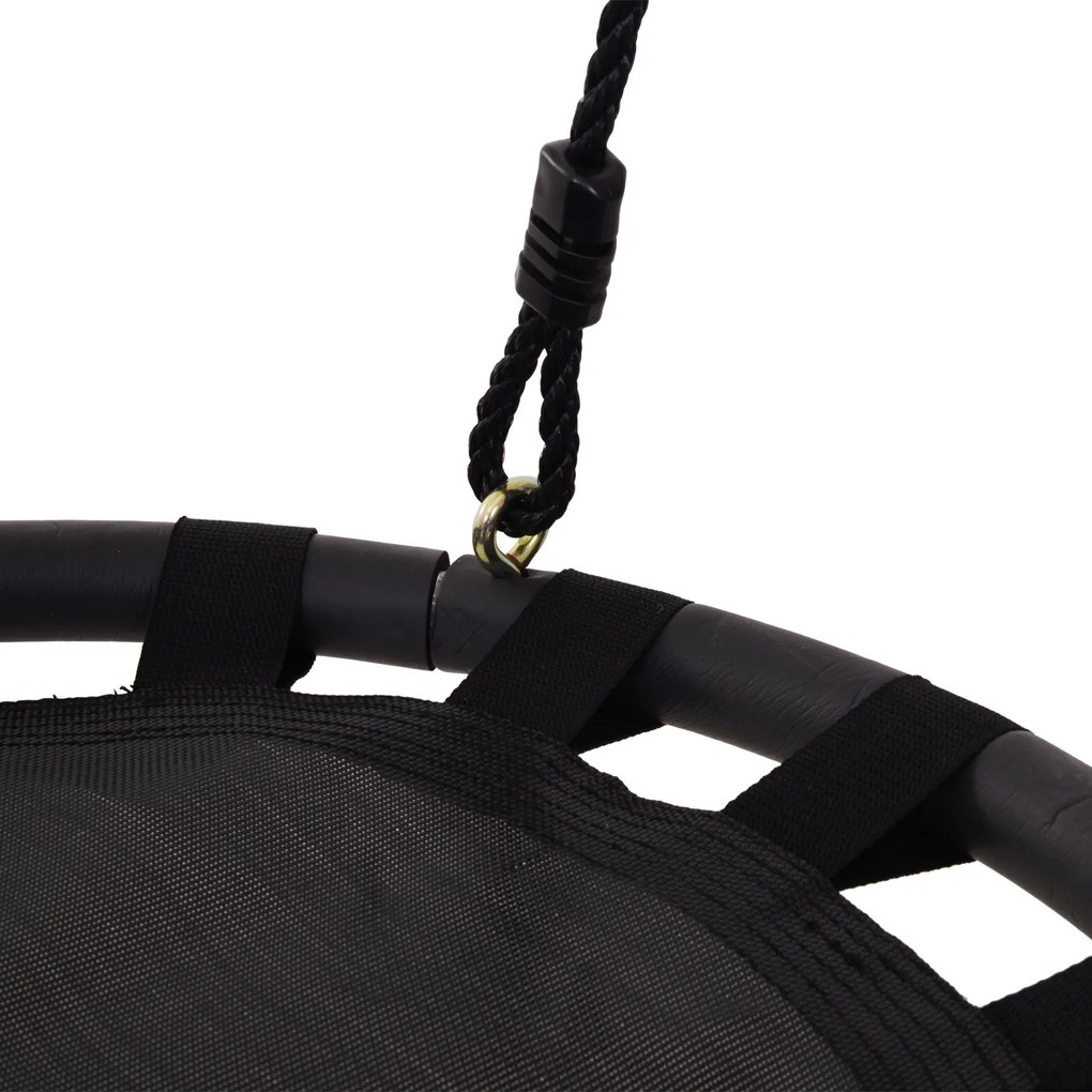 baloiço do  para crianças balanço do ninho da criança forma redonda do balanço da árvore carga 100kg Assento confortável Tecido Oxford Jardim ao ar livre