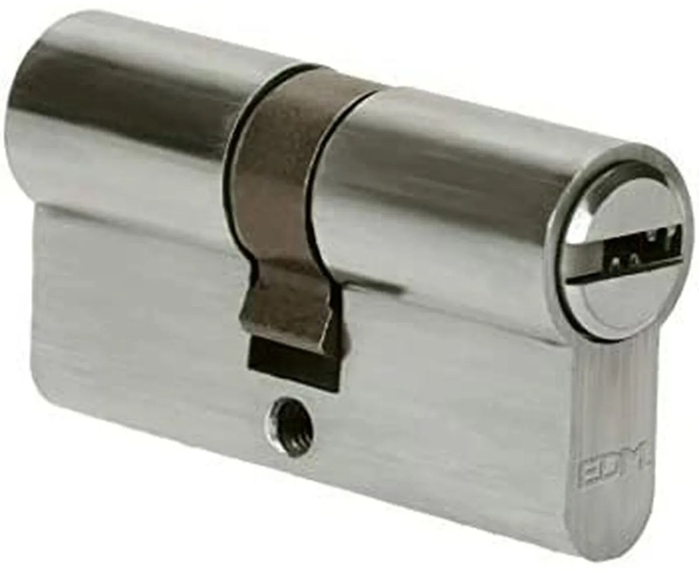 Cilindro EDM r13 Europeu Leva curta Prateado Níquel (60 mm)