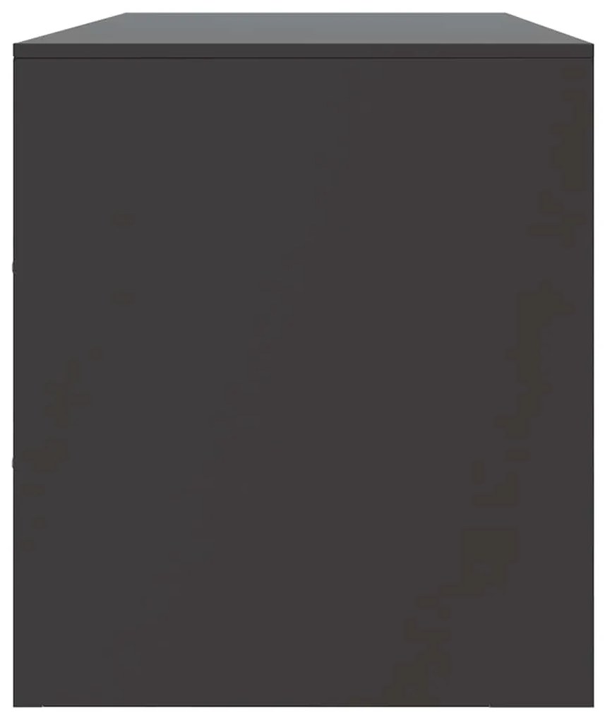 Móvel de TV 99x39x44 aço preto