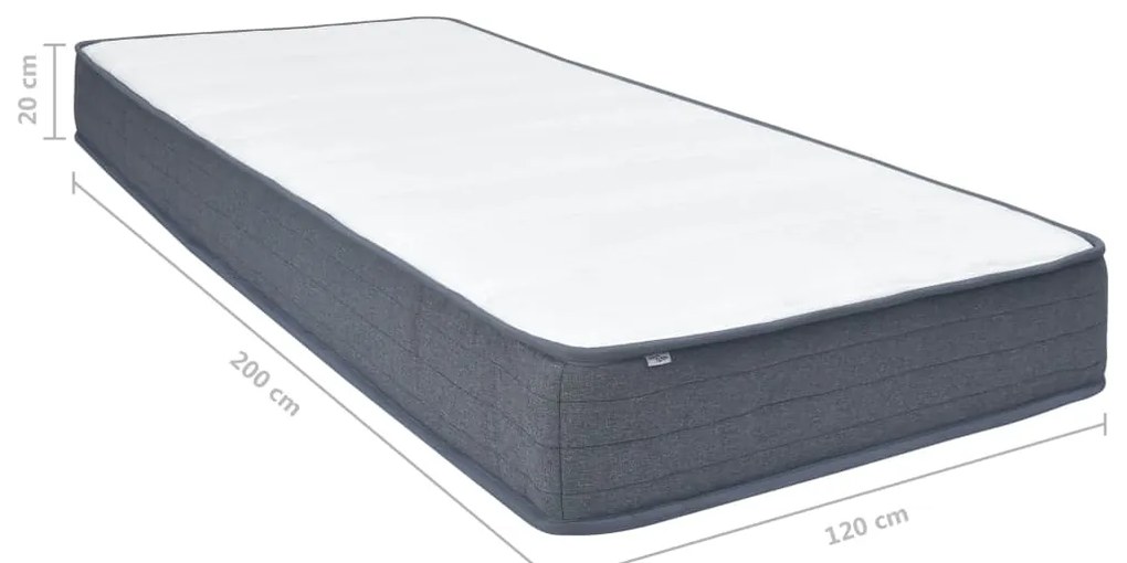 Colchão para cama boxspring 200x120x20 cm
