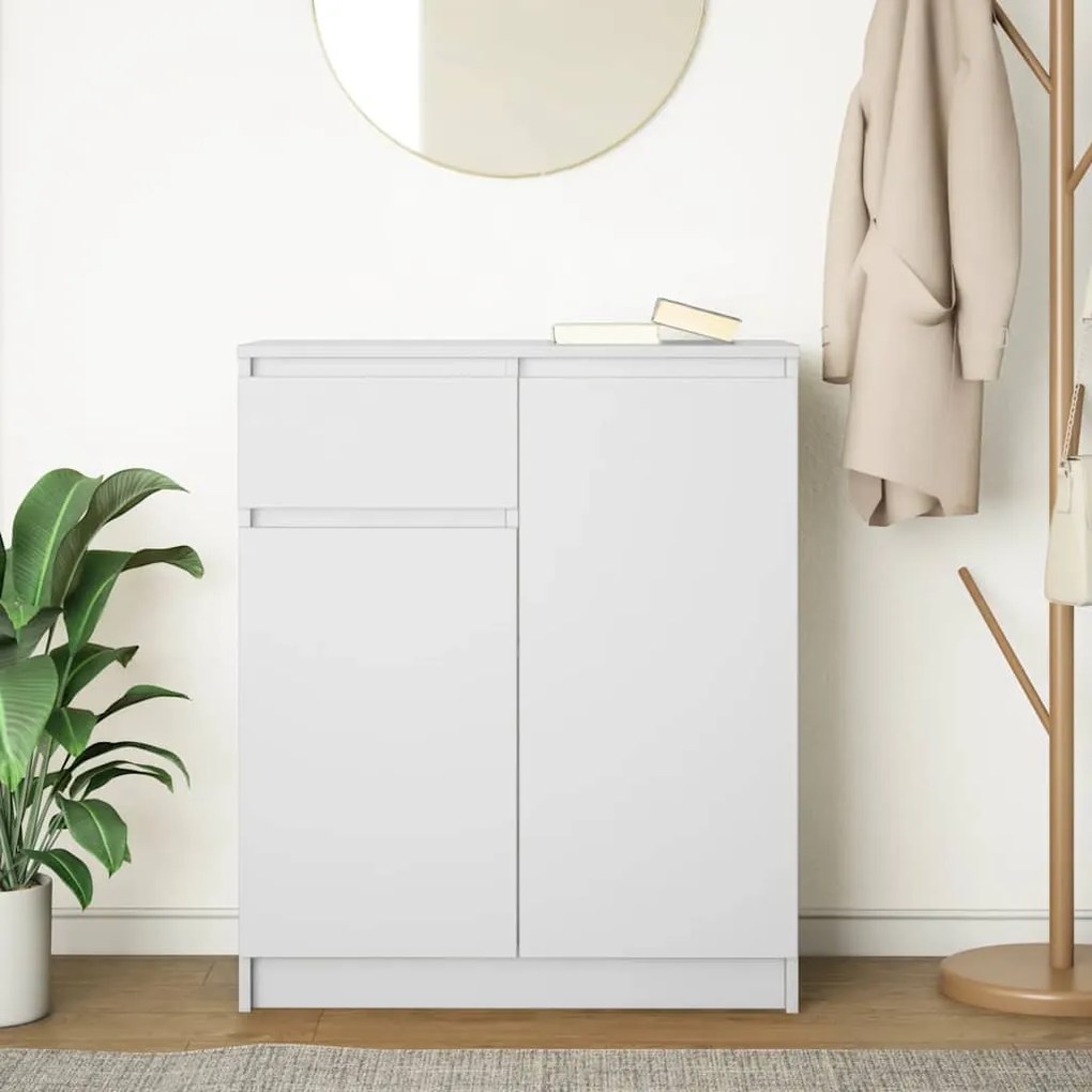 Aparador c/ gaveta 71x35x84 cm derivados de madeira branco
