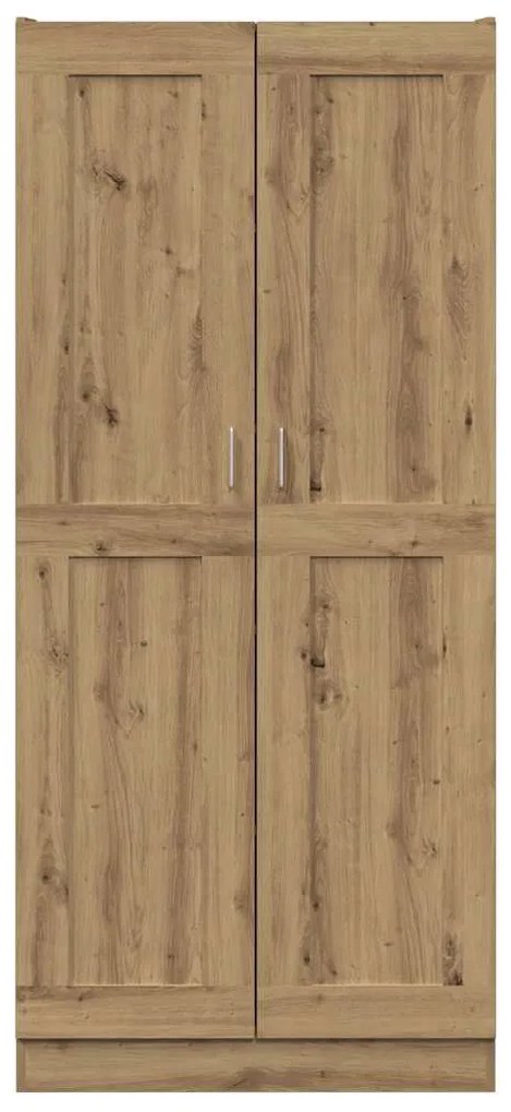 Armário alto 82,5x30,5x185 cm deriv. madeira carvalho artisiano