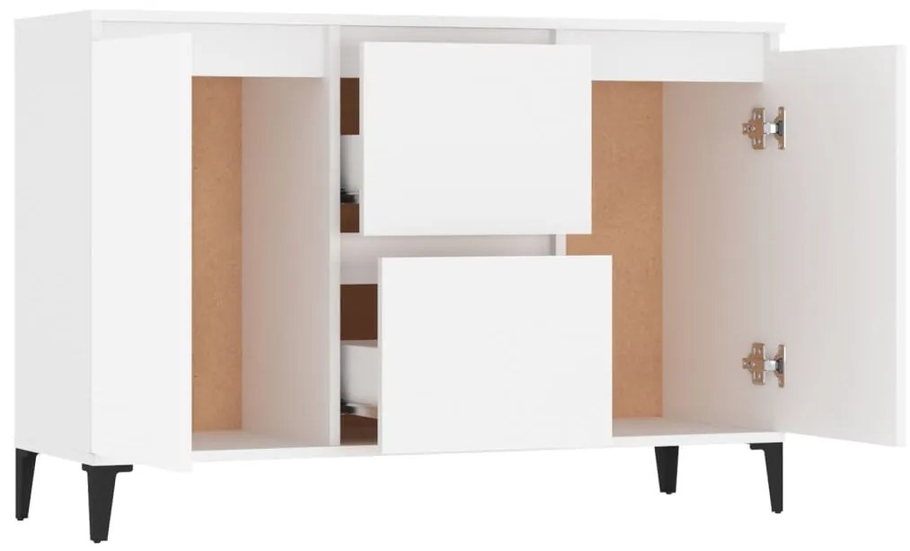 Aparador 104x35x70 cm derivados de madeira branco