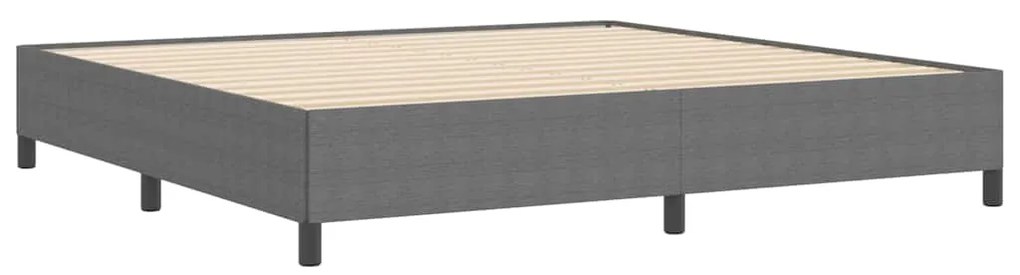 Estrado de Cama Cinzento-claro 200x200 cm Tecido de Corduroy