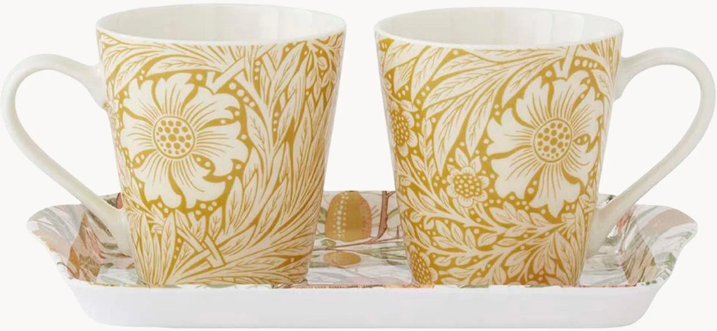 Conjunto de loiça Fruit & Marigold Morris & Co., conjunto de 3