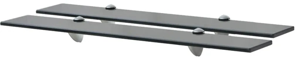 Prateleiras flutuantes 2 pcs vidro 70x10 cm 8 mm