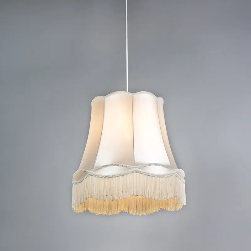 Conjunto de 4 Pendentes Retro Creme 45 cm - Granny