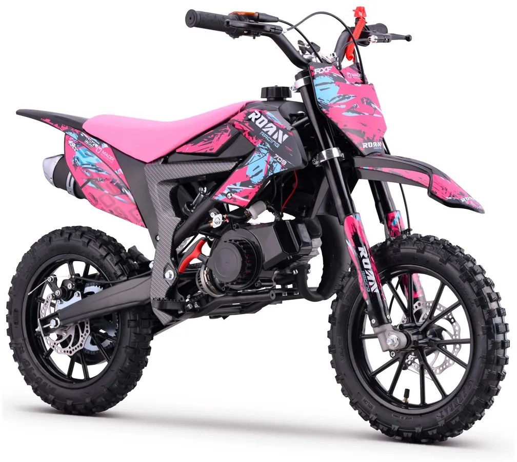 MINI MOTO PARA CRIANÇAS MiniCross Roan 709 gasolina 49cc 4.5CV ROSA