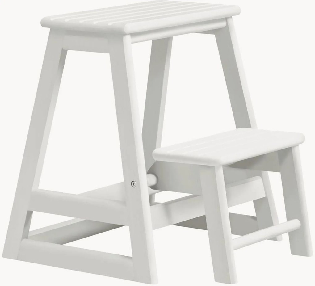 Escadote dobrável em madeira de mogno Skala