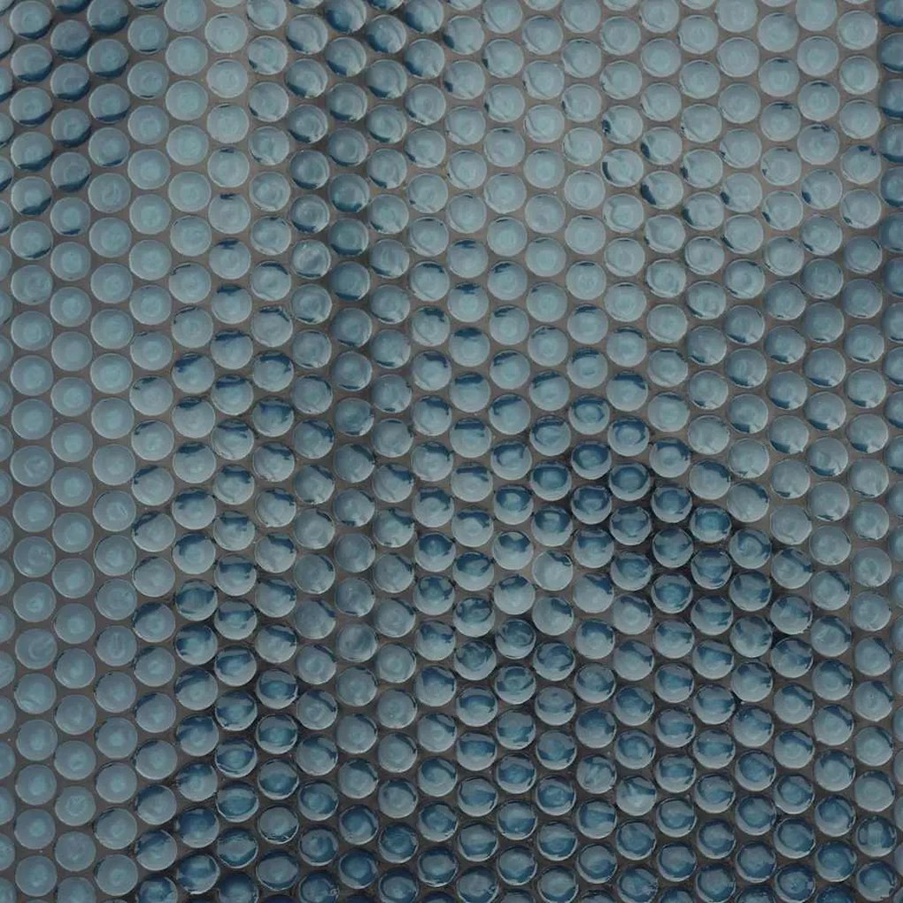 Película p/ piscina PE solar flutuante 1000x600 cm preto e azul