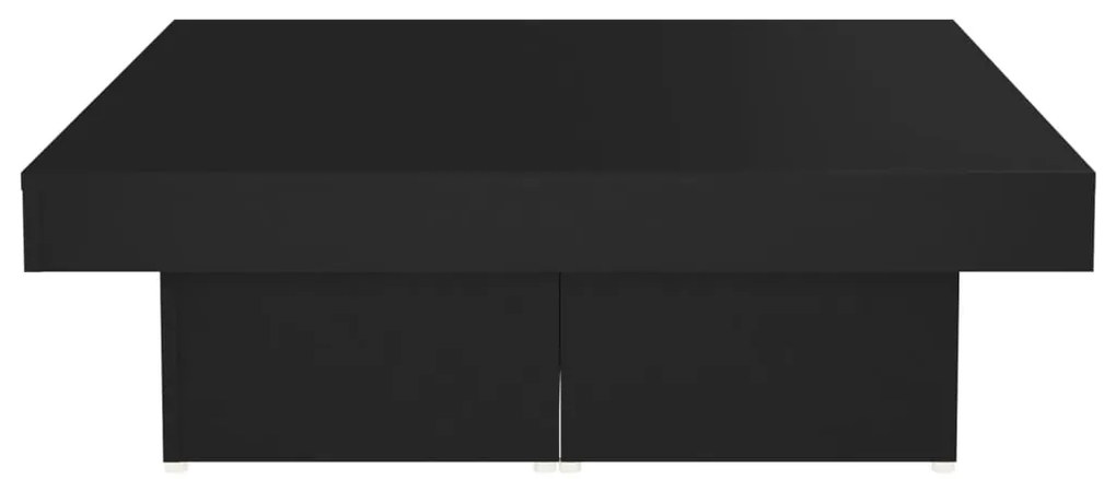 Mesa de centro 90x90x28 cm derivados de madeira preto