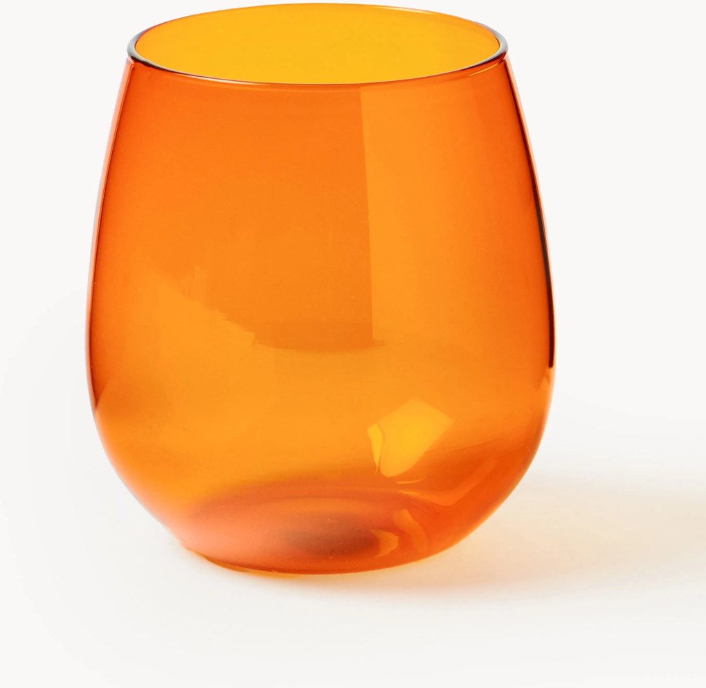 Copos em vidro de borosilicato artesanal Karisa, conjunto de 4