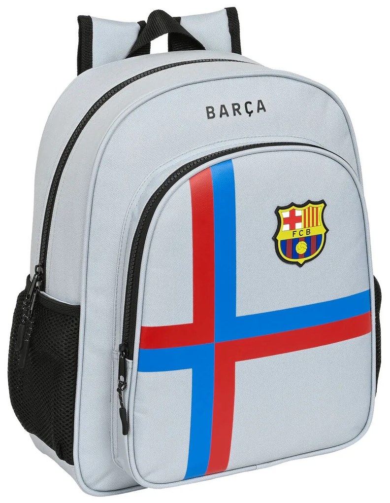 Mochila Escolar F.c. Barcelona Cinzento (32 X 38 X 12 cm)