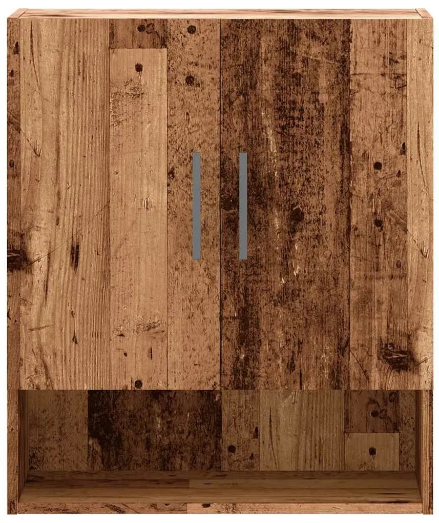 Armário parede 60x31x70 cm derivados de madeira madeira velha