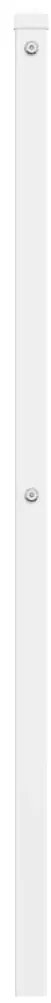 Cabeceira de cama 193 cm metal branco