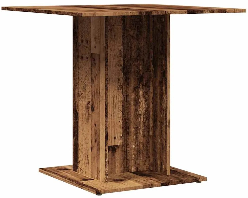 Mesa de jantar 80x80x75 cm derivados de madeira madeira velha