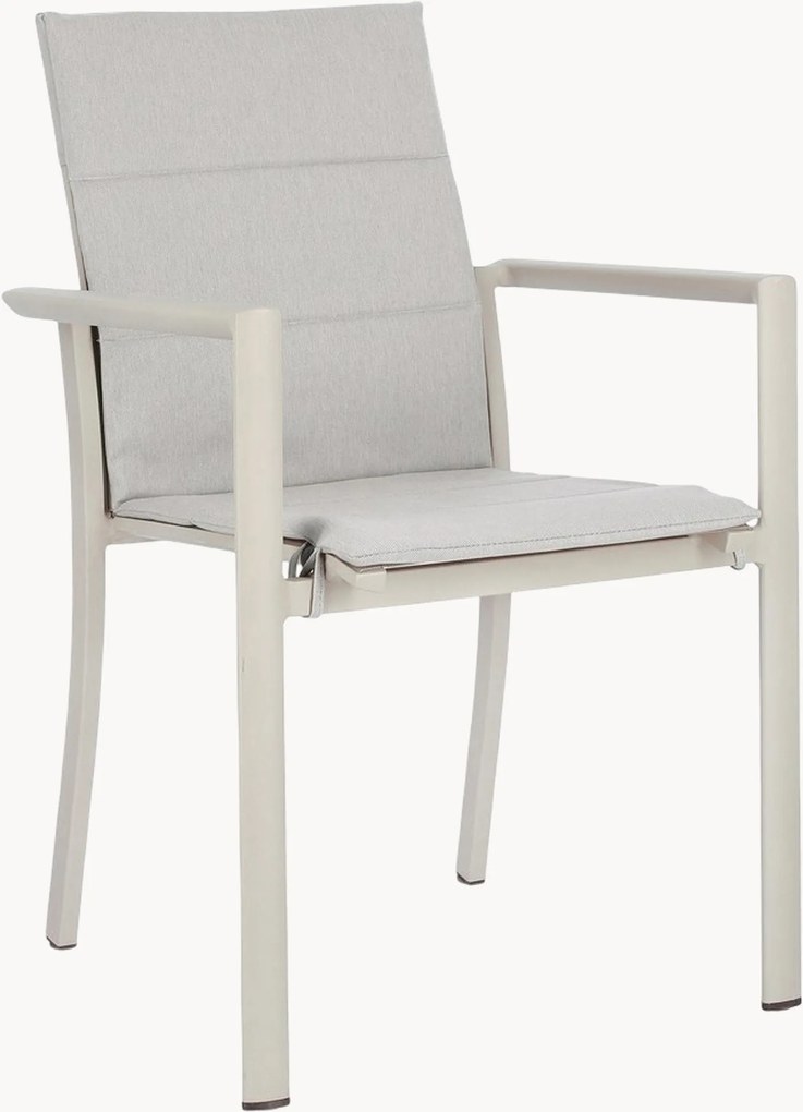 Poltronas de jardim com apoios de braços Konnor, conjunto de 4