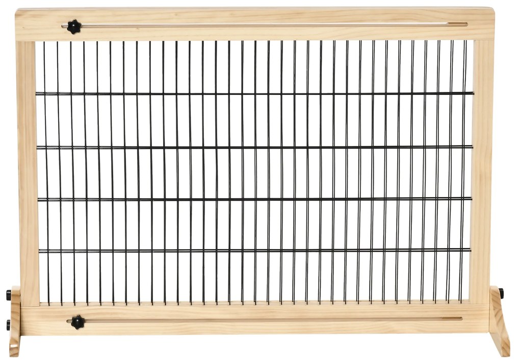 Barreira de Segurança para Cães de Madeira Extensível com Pés de Suporte Barreira de Proteção para Animais de Estimação para Portas Escada Corredor 10