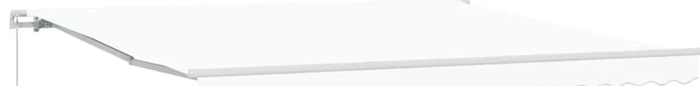Toldo Retrátil Manual Branco 400x300 cm