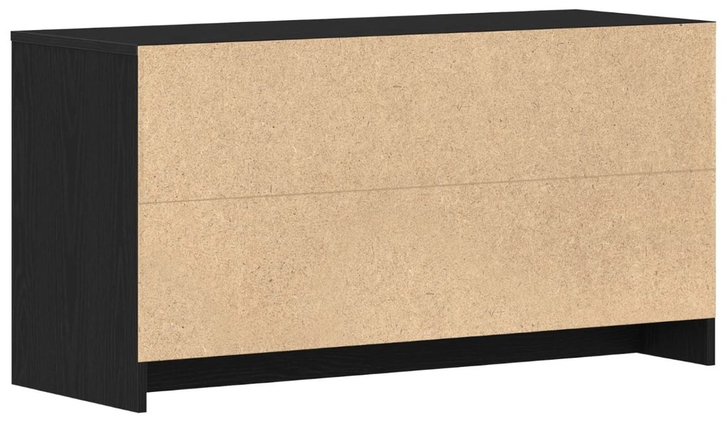 Armário de TV vidaXL Carvalho Preto 102x37,5x52,5 cm de Madeira de Eng