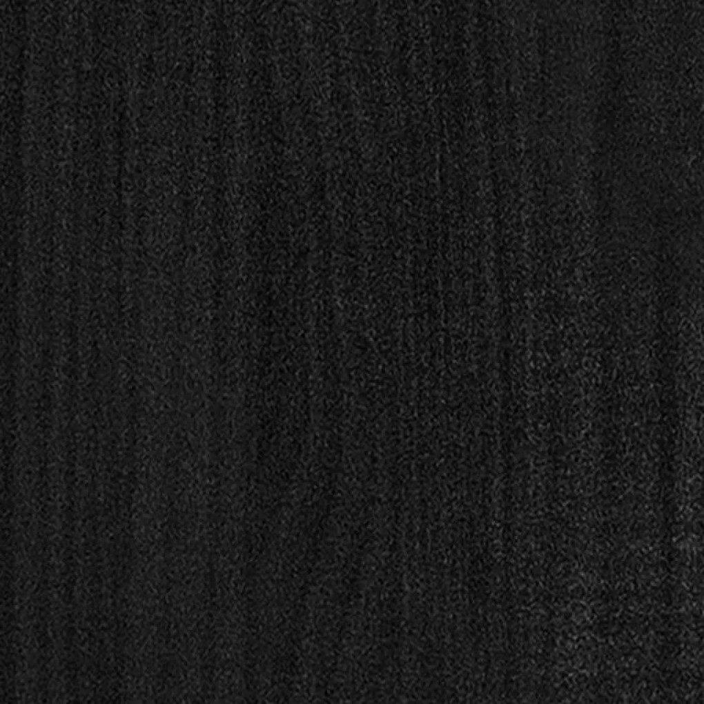 Estante/divisória 60x35x135 cm madeira de pinho maciça preto