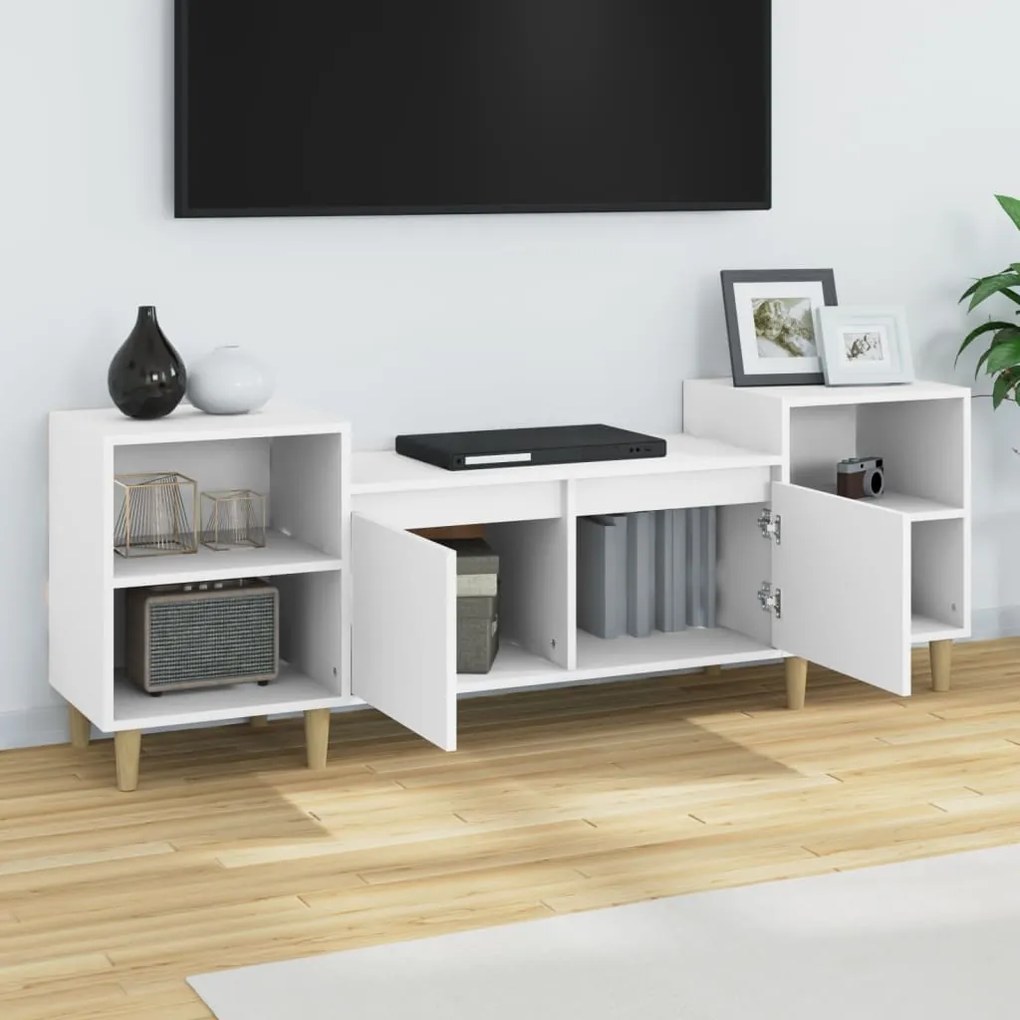 Móvel p/ TV 160x35x55 cm derivados de madeira branco