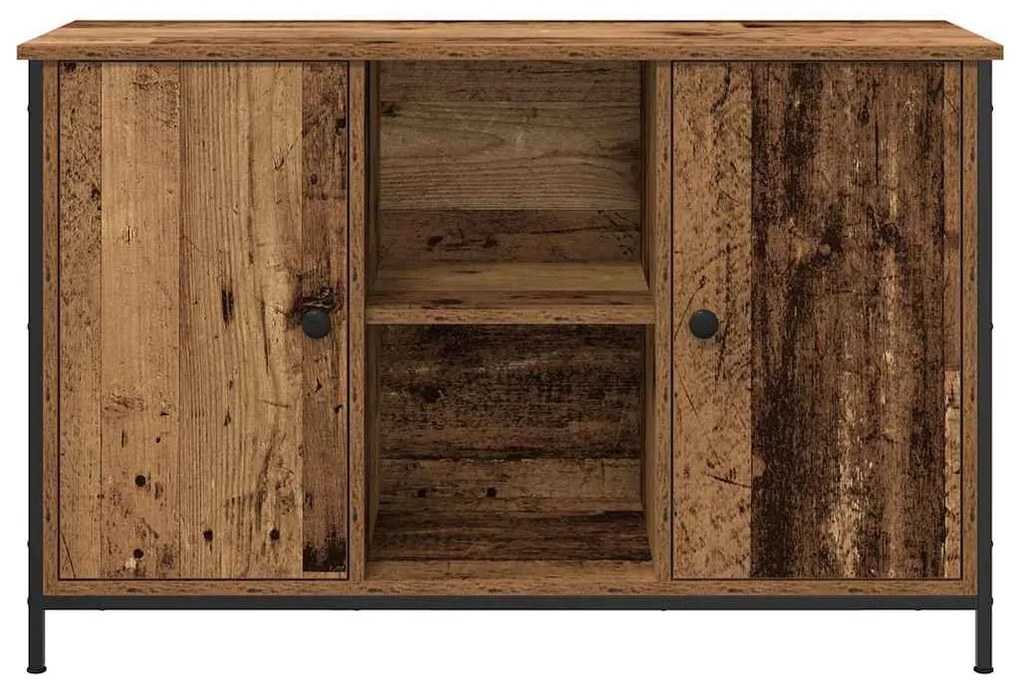 Aparador de TV vidaXL Caramelo Artesanal 101x35x65 cm em Madeira de En