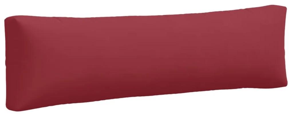 Almofadões de paletes 2 pcs tecido vermelho