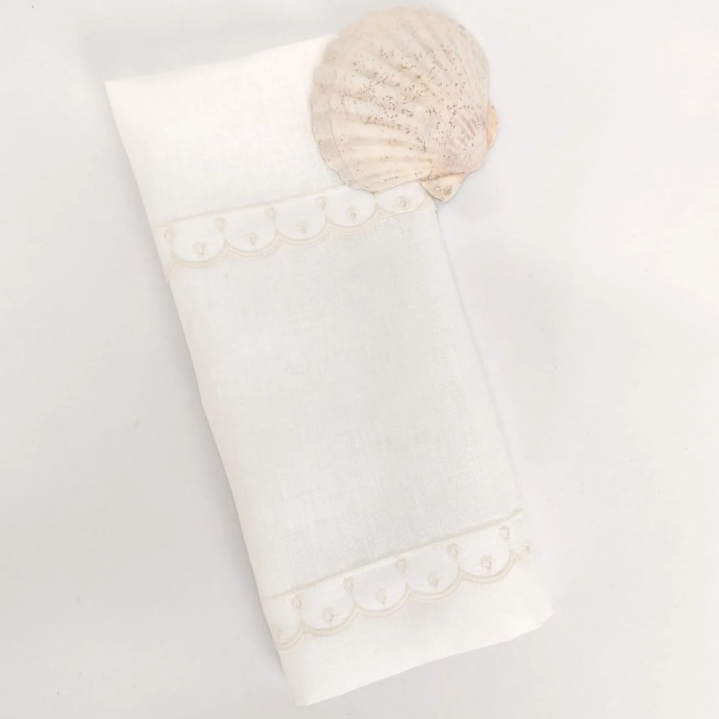 Toalha de Batismo Turtle Linho JOL