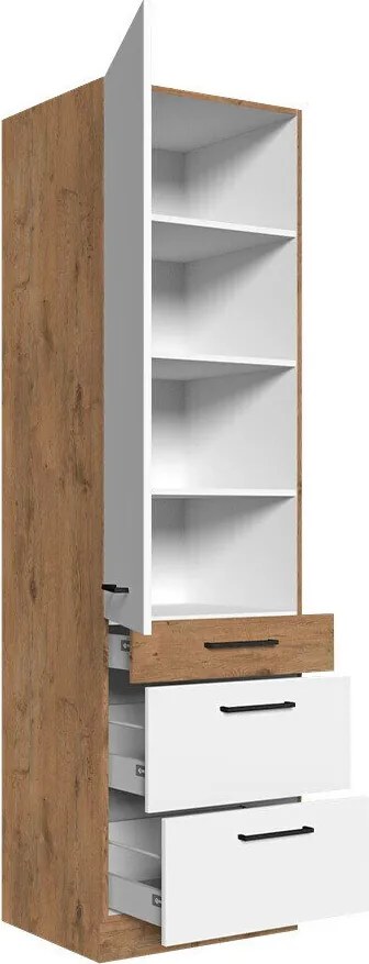 Armário modular com portas Wood Dark 121