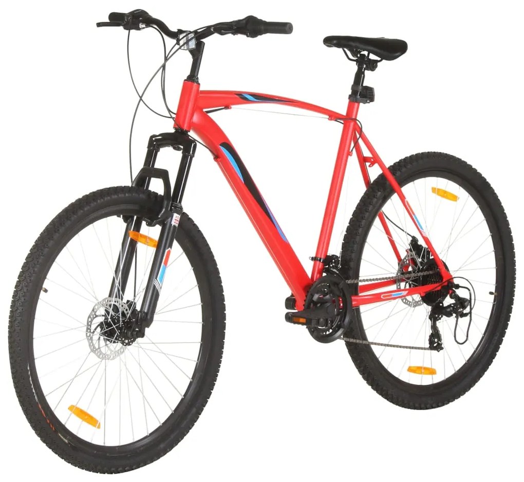 Bicicleta de montanha 21 velocidades roda 29" 53 cm vermelho