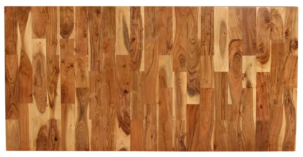 Mesa de jantar madeira maciça de mangueira e acácia 180x90x76cm
