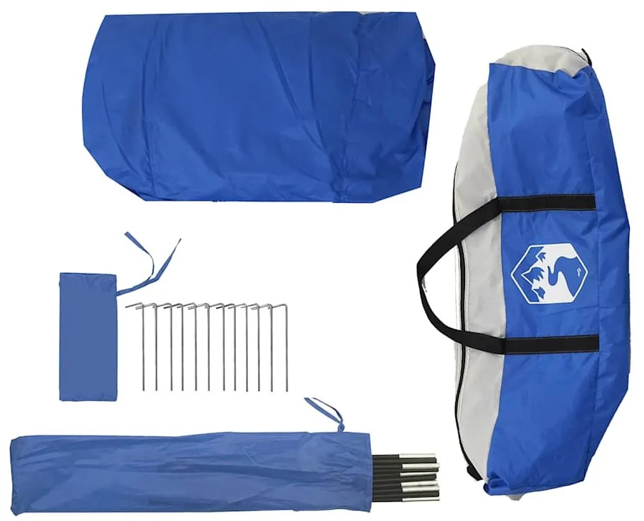 Tenda de festas impermeável azul