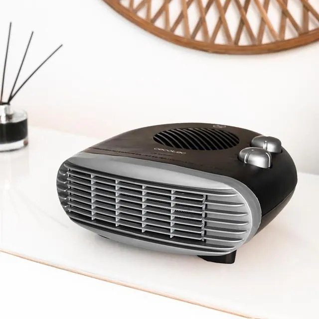Termoventilador com 2000 W ReadyWarm 2000 Max Horizon Black com 3 modos de funcionamento Preto