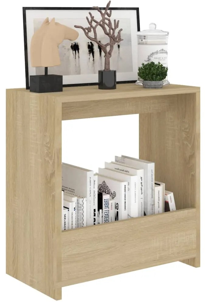 Mesa de apoio 50x26x50 cm derivados de madeira carvalho sonoma