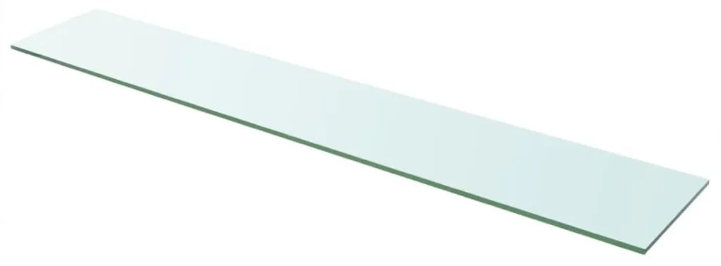 vidaXL Prateleira de vidro 110x20 cm transparente