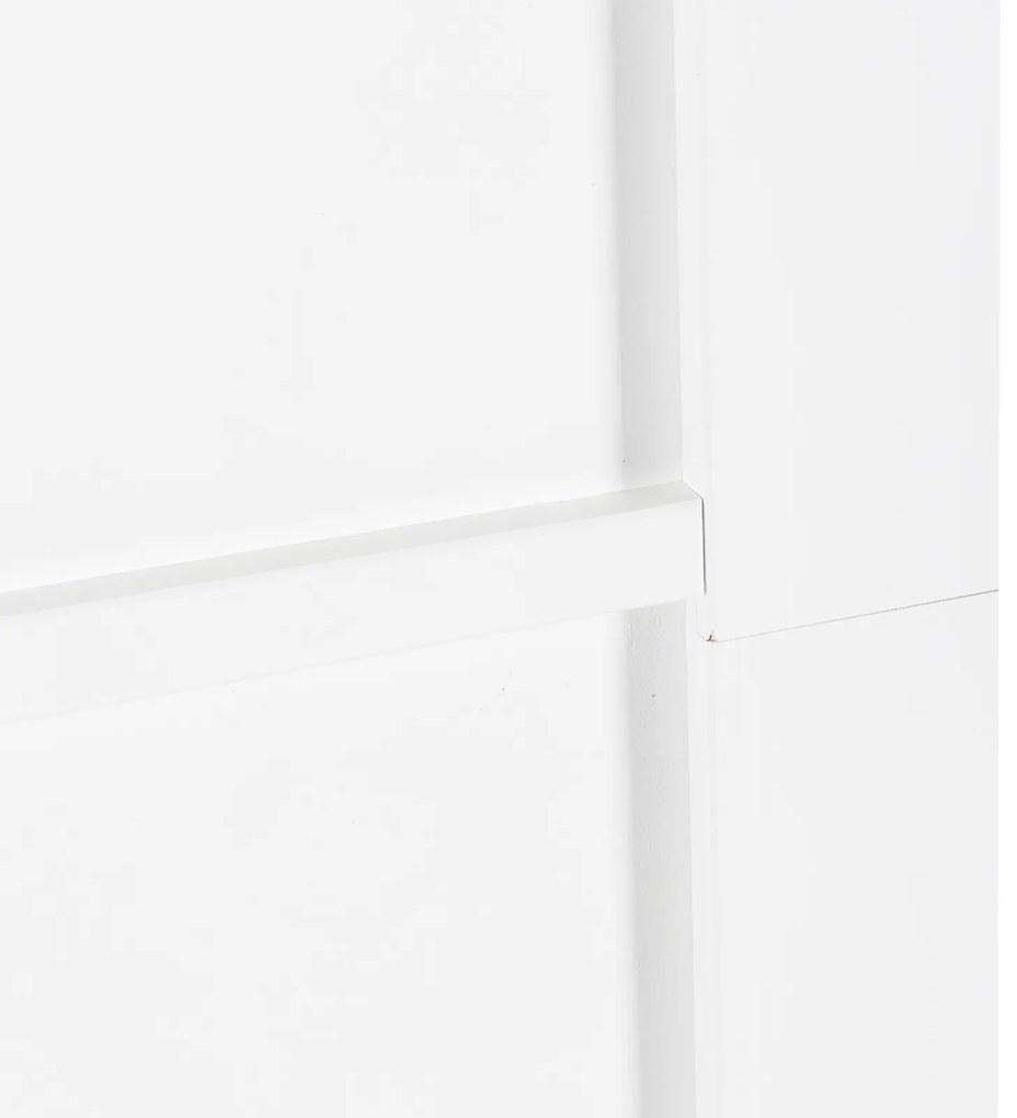 Porta Deslizante vidaXL com Conjunto de Hardware Branco 78x202 cm Made