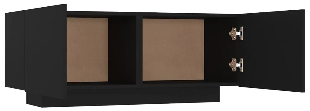 Mesa de cabeceira 100x35x40 cm derivados de madeira preto