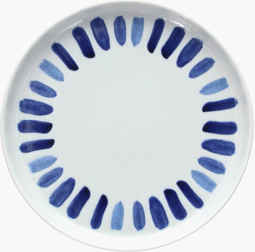 Pratos de sobremesa em porcelana Panarea, conjunto de 6