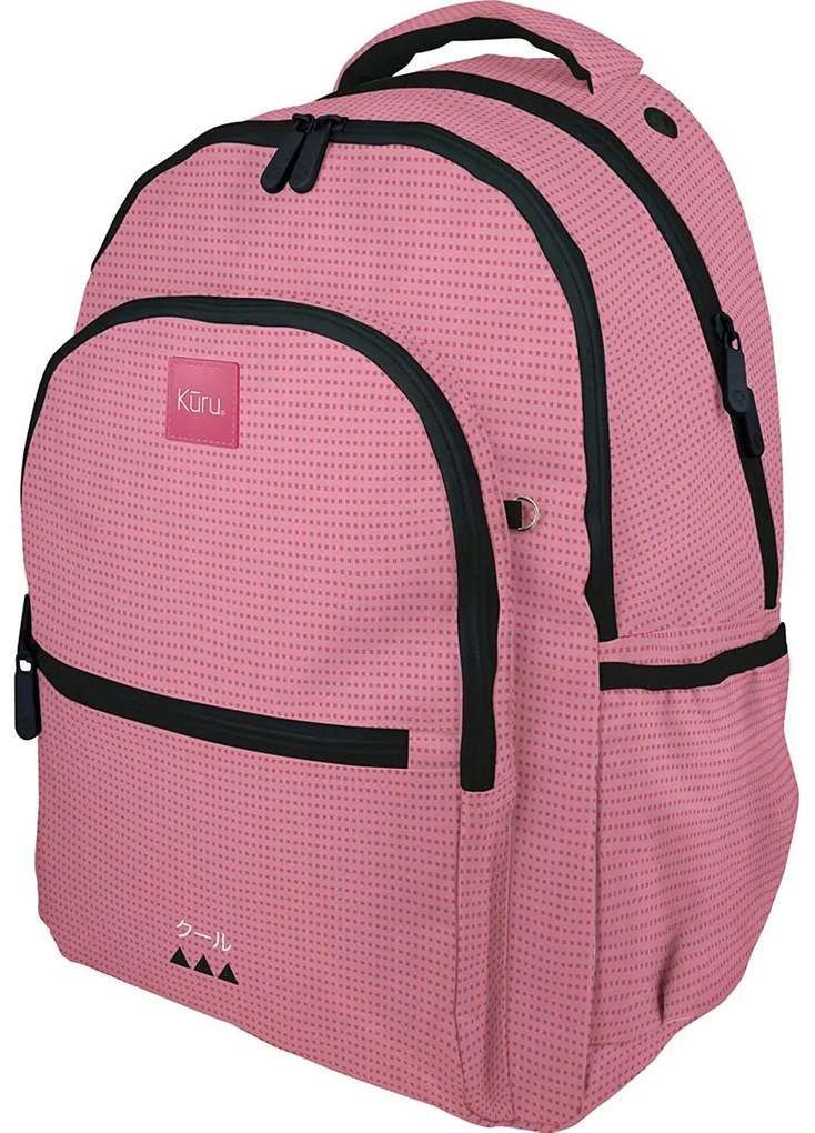 Mochila Escolar Grafoplas Roomy Kuru 2 Cor de Rosa